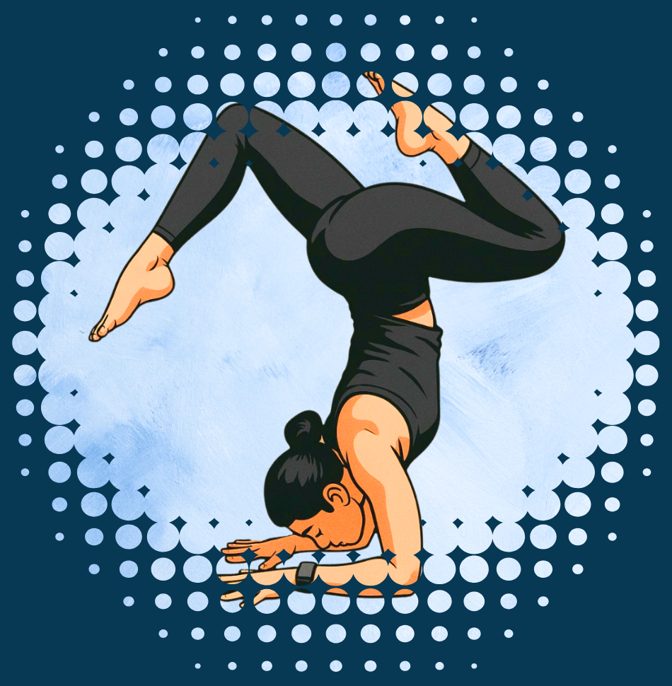 Jaymie Tan in Pincha Mayurasana